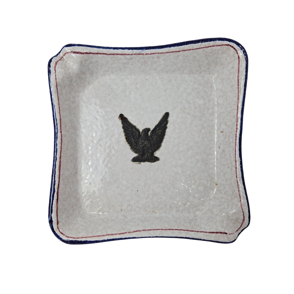 Vintage Italian Eagle Ceramic Cigar Ashtray   Made in Italy #1000‎